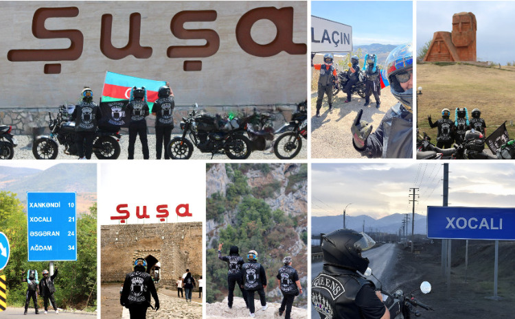 Azərbaycanın ilk qadın moto-klubu MXC_QUEENS Qarabağ səfərini gerçəkləşdirdi 