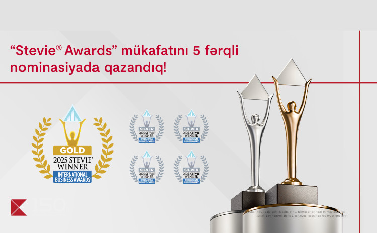 Kapital Bank удостоен наград «Stevie Awards» в пяти номинациях 