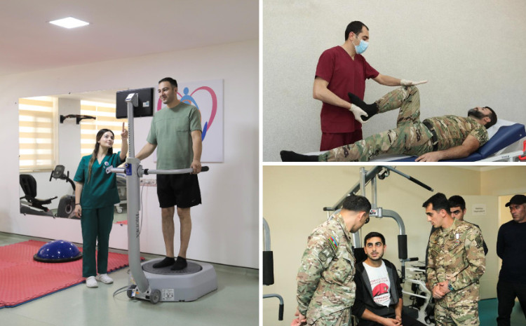 Postmüharibə dövründə reabilitasiya müəssisələrində 3600-dən çox qazi reabilitasiya xidmətləri ilə təmin edilib 