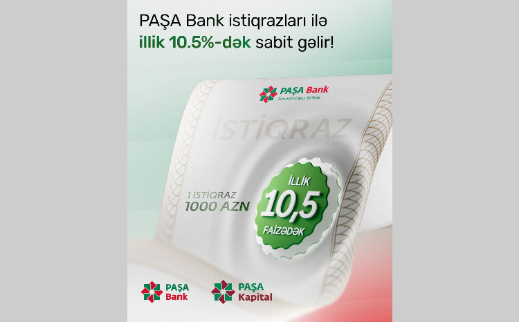 "PAŞA Bank"ın istiqraz emissiyasına abunə yazılışına son 2 gün 