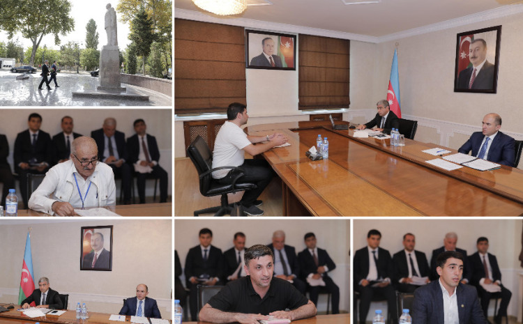 Nazir Anar Əliyev İsmayıllıda vətəndaşları qəbul edib 