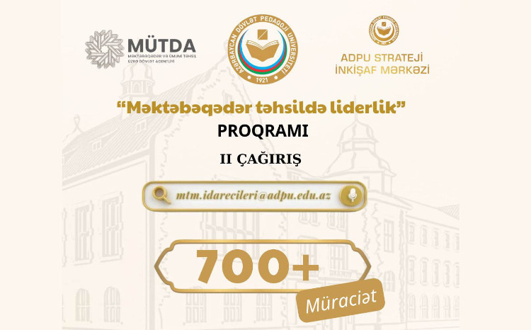 “Məktəbəqədər təhsildə liderlik” proqramının II çağırışına 700-dən çox namizəd müraciət edib 