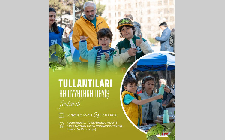 “Tullantıları hədiyyələrə dəyiş” festivalı keçiriləcək 