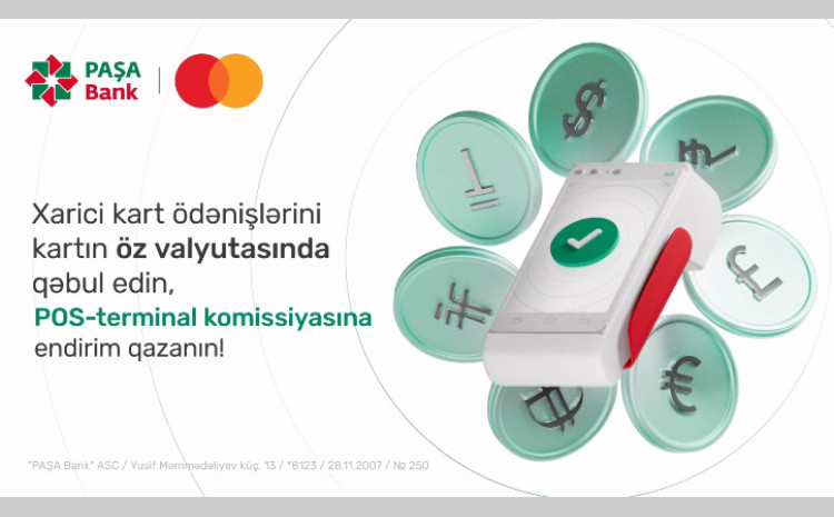 “PAŞA Bank” POS-terminalları ilə dövriyyənizi və gəlirinizi artırın! - VİDEO