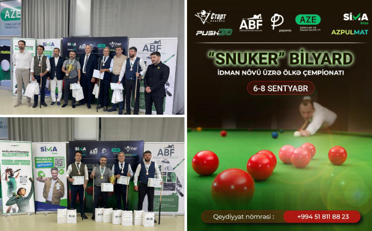 8 sentyabr - Snuker tarixinə qızıl hərflərlə yazıldı! 