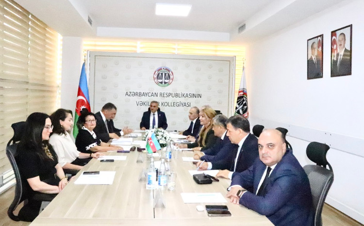 Vəkillər Kollegiyası Rəyasət Heyətinin növbəti iclası keçirilib 