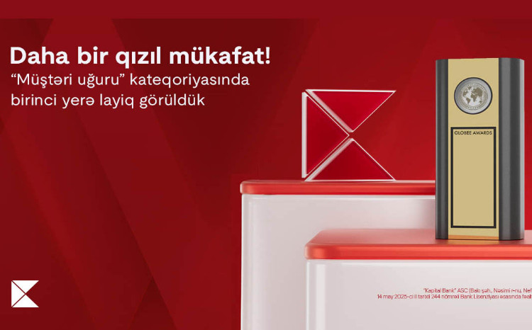 Kapital Bank was awarded the gold prize at the “Globee Innovation Awards” 