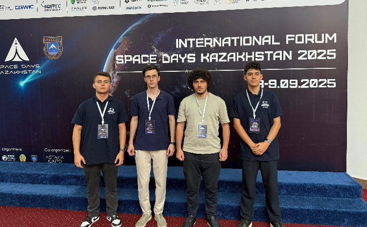 BDU tələbələri Almatıda ICESCO-nun Peyk Modeli Təlimi və Beynəlxalq Aerokosmos Simpoziumunda 