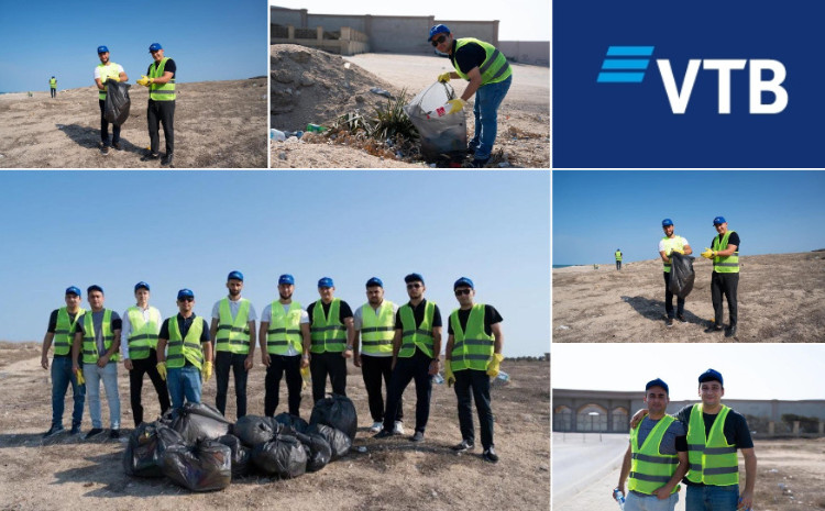 VTB (Azərbaycan)ın əməkdaşları Bilgəh çimərliyində növbəti təmizlik aksiyası keçirdilər 
