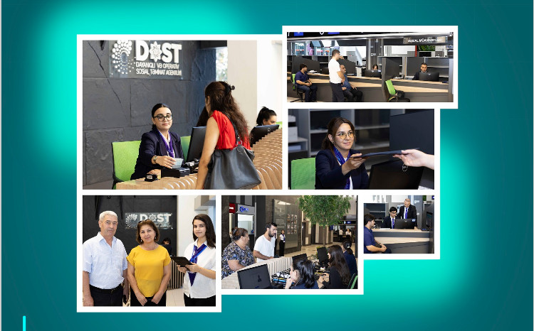 Yanvar-avqust aylarında DOST mərkəzlərində 580 min vətəndaşa xidmət göstərilib 