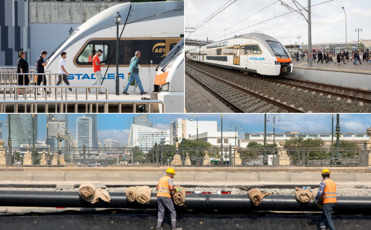 Расписание поездов Абшеронской кольцевой железной дороги оптимизировано в связи с ремонтом автомобильных дорог 