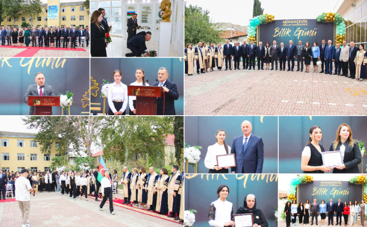 Mingəçevir Dövlət Universitetində Bilik Günü təntənəli şəkildə qeyd olunub 