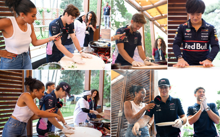 Formula 1 pilotları Bakıda qutab bişirdilər! 