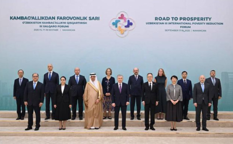 Özbəkistanda keçirilən beynəlxalq forumda Azərbaycanda aparılan sosial islahatlara dair məlumat verilib 