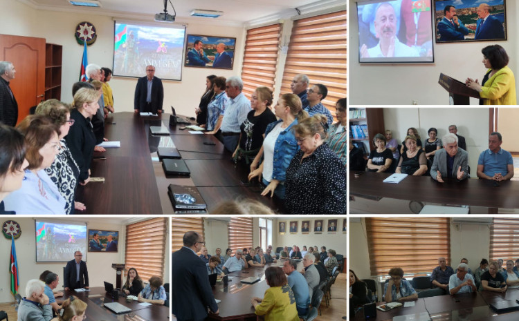 Coğrafiya İnstitutunda Anım Günü münasibətilə tədbir keçirilib 