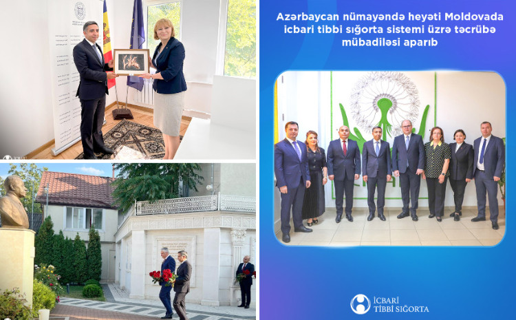 Azərbaycan nümayəndə heyəti Moldovada icbari tibbi sığorta sistemi üzrə təcrübə mübadiləsi aparıb 