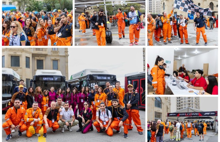 Marşallar Formula 1 Azərbaycan Qran Prisi 2025-də artıq iş başındadır 