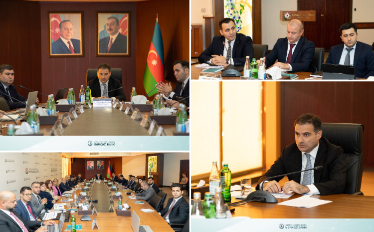 Mərkəzi Bankda Makroiqtisadi dayanıqlılıq üzrə işçi qrupunun növbəti iclası təşkil olunub 