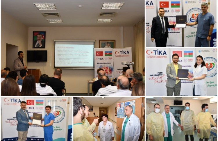 TİKA Azərbaycanda həkim və tibb işçiləri üçün “Böyrək daşı müalicəsi” mövzusunda təlim proqramı təşkil etdi 