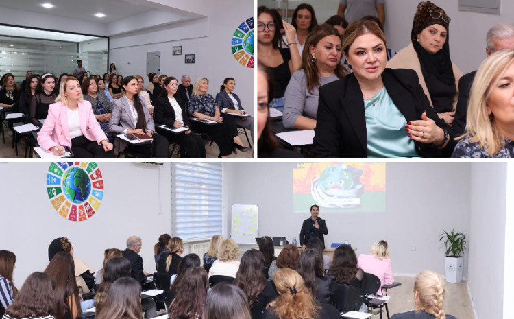 BSU-da "SDG Həftəsi"çərçivəsində təlim keçirilib 