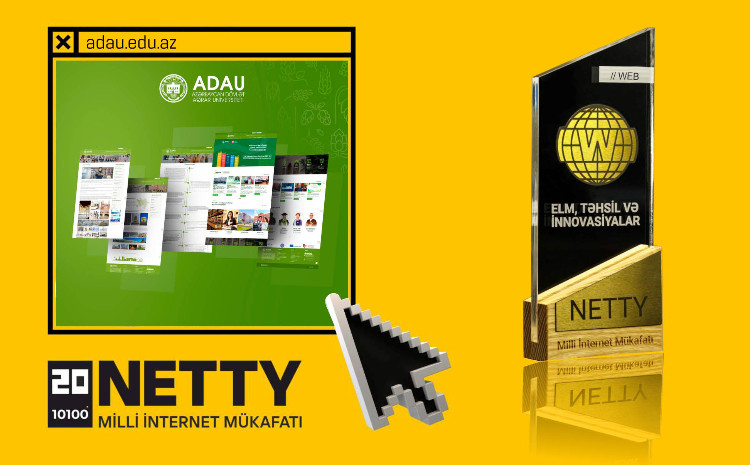 ADAU “NETTY 2025” Milli İnternet Mükafatında “Elm və Təhsil” nominasiyası üzrə iştirak edir 