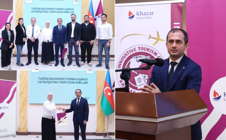 Coğrafiyaçı alim turizm üzrə təhsil alan tələbələr üçün məruzə edib 