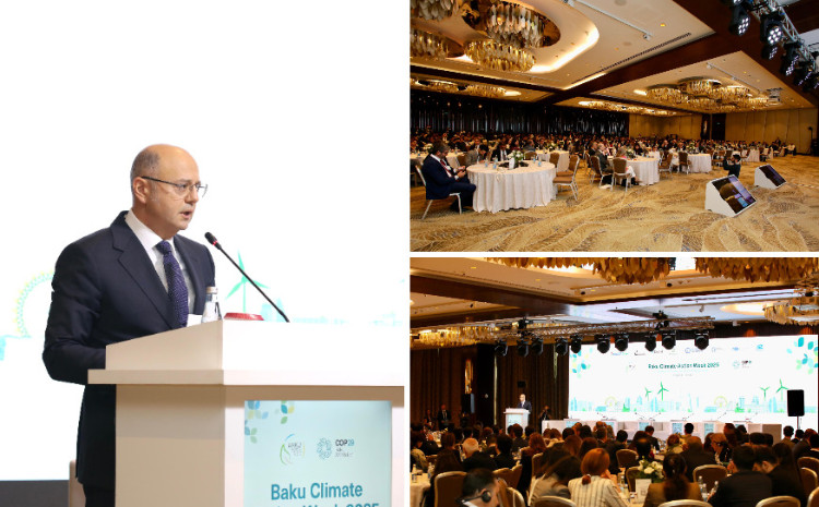 Energetika naziri Bakı İqlim Fəaliyyəti Həftəsində Azərbaycanın qlobal iqlim gündəliyi ilə uzlaşan “yaşıl enerji” siyasətindən danışıb 