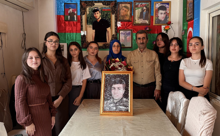 ADPU-nun şəhid tələbəsinin ailəsi ziyarət edilib 