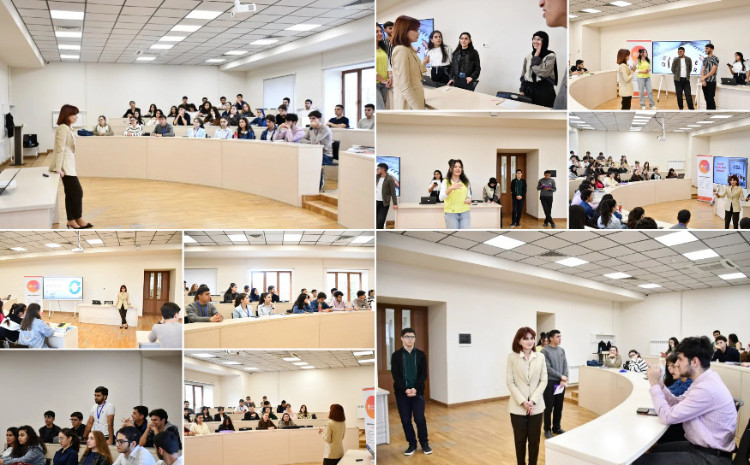 Qarabağ Universitetində “Müasir tələbə görə brendinq” təlimi keçirilib 