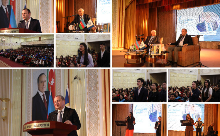 В БГУ прошла встреча с народным поэтом Вахидом Азизом 