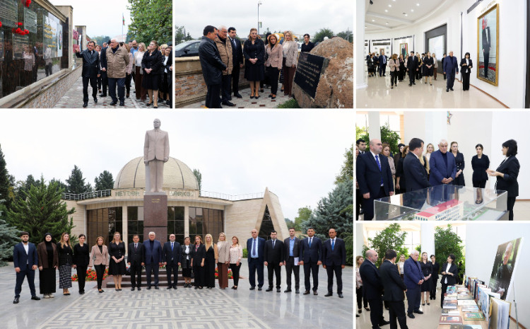 ADU kollektivi Qazax rayonunda Heydər Əliyev Mərkəzini ziyarət edib 