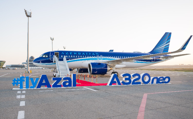 AZAL продолжает обновление флота: второй новый Airbus A320neo прибыл в Баку в этом году 