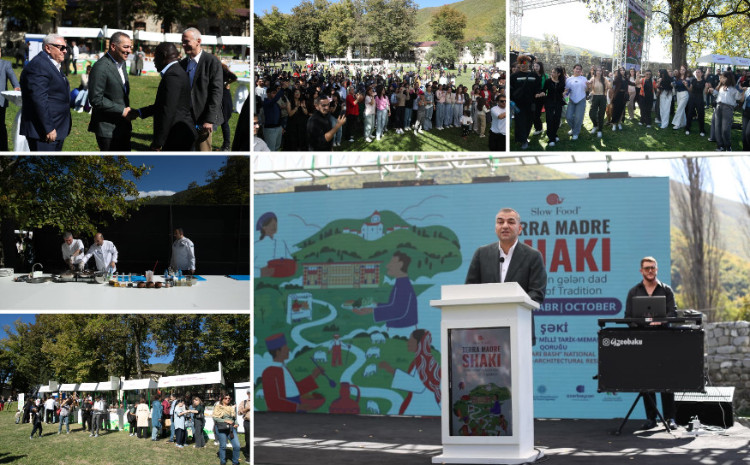 Şəki “Terra Madre” qastronomiya festivalına ev sahibliyi edir 