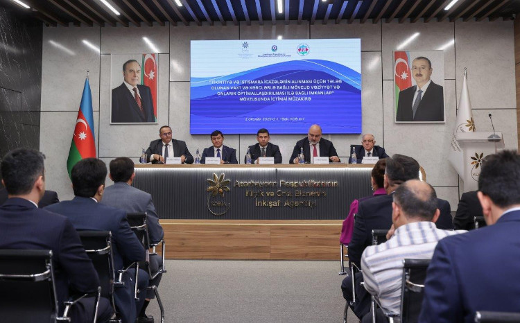 Tikinti sektoru ilə bağlı dövlət qurumlarının və sahibkarların iştirakı ilə ictimai müzakirə təşkil olunub 