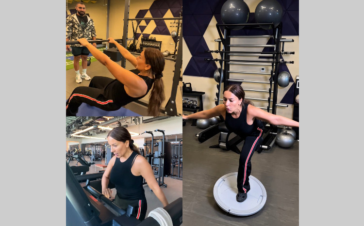 Xalq artisti Tünzalə Ağayevanın idman sevgisi - VİDEO