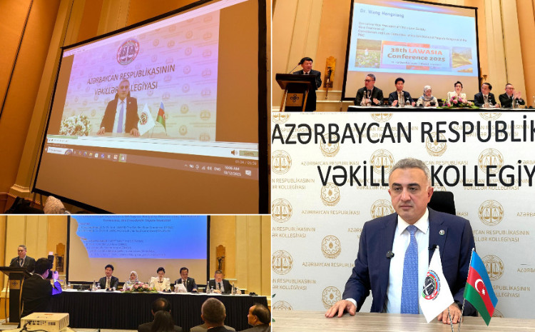 Vəkillər Kollegiyasının sədri LAWASIA-nın 38-ci beynəlxalq konfransında videoformatda çıxış edib 