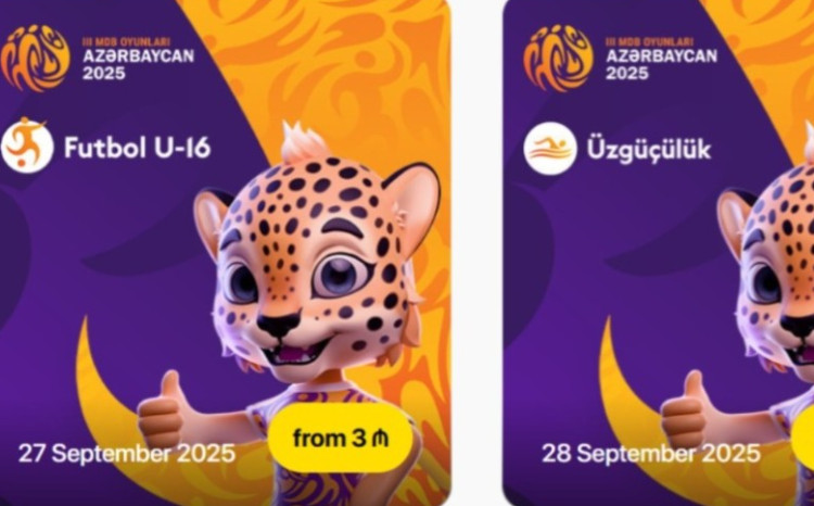 Yarışlara biletlərin satışı başlayıb - III MDB Oyunları