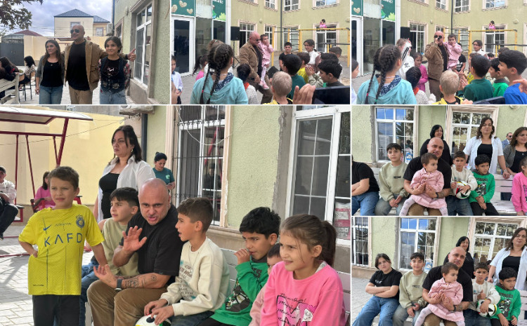 Miri Yusif doğum gününü kimsəsiz uşaqlarla keçirdi 