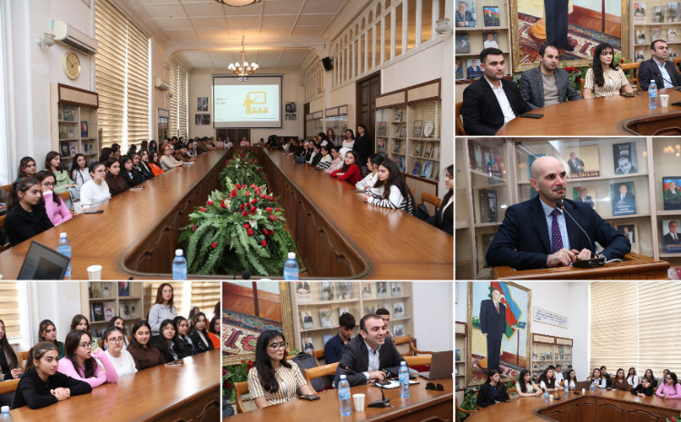 Pedaqoji Universitetdə “XXI əsr müəllimi - Müasir dövrün psixoloji və pedaqoji bacarıqları” mövzusunda görüş keçirilib 