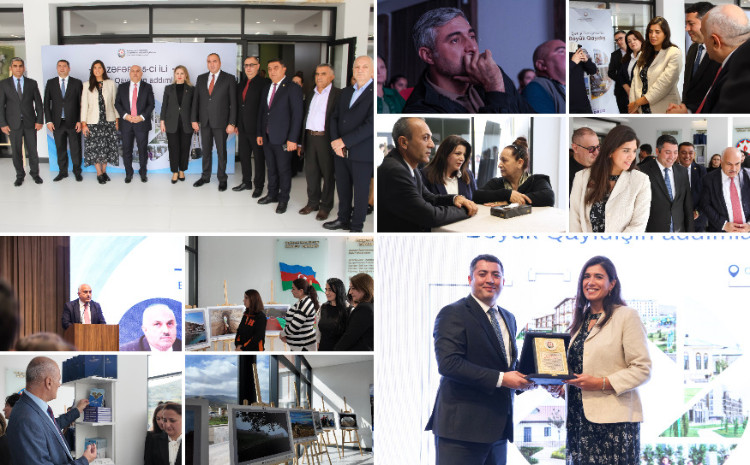 Cəbrayıl şəhərində "Zəfərin 5-ci ili: Böyük Qayıdışın addımları" fotosərgisi və "Bura mənim evimdir" filminin təqdimatı keçirilib 