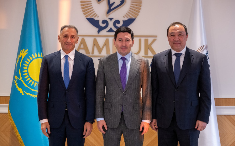 Nazir Rəşad Nəbiyev Qazaxıstanın “Samruk-Kazyna” Milli Rifah Fondu və İnvestisiya Holdinqində görüş keçirib 