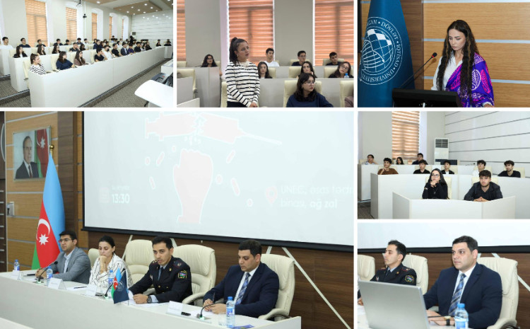 UNEC-də Tələbə Həmkarlar İttifaqı Komitəsinin təşkilatçılığı ilə Narkomaniyaya qarşı mübarizə tədbiri keçirilib 