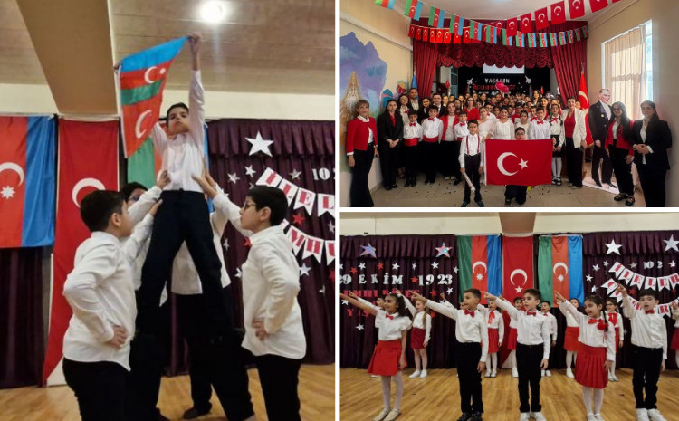 Bakı Ataürk Liseyinin hər iki şöbəsində bayram tədbirləri keçirilib 