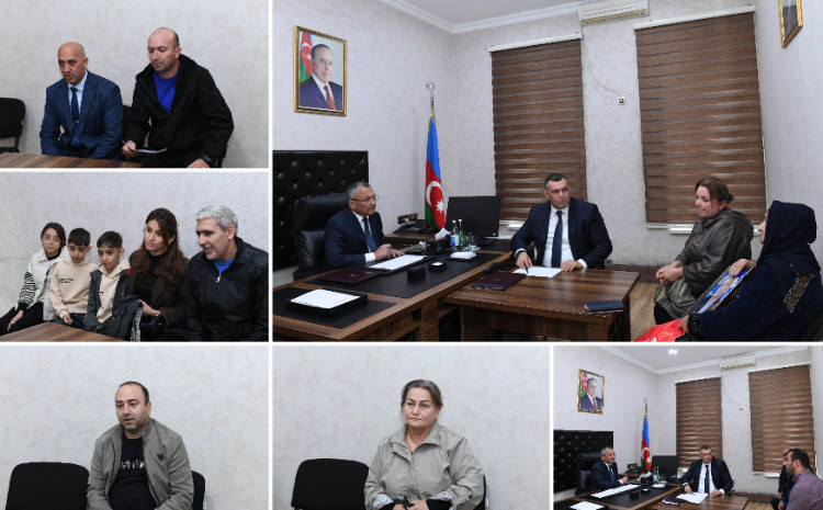 Dövlət Komitəsində vətəndaşların növbəti qəbulu keçirilib 