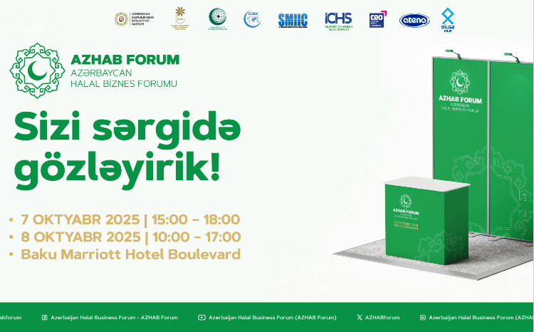 Bakı sakinlərini və şəhərimizin qonaqlarını “AZHAB Forum 2025” Sərgisinə dəvət edirik! 