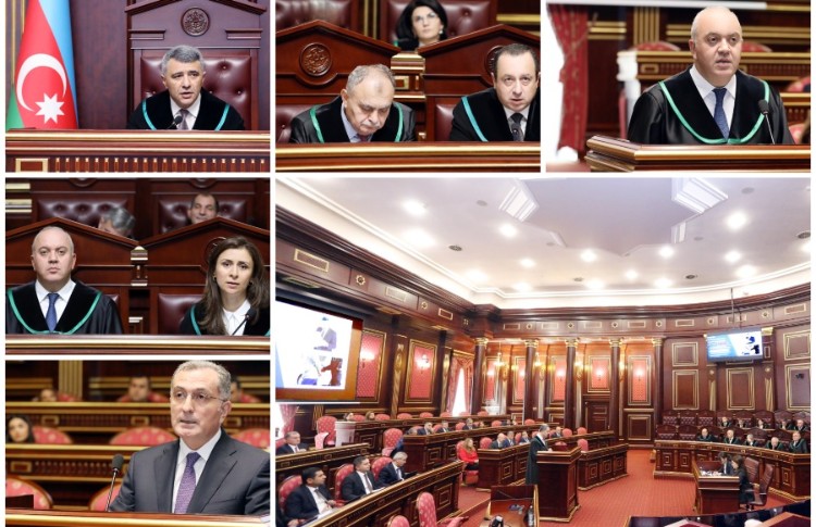 Ali Məhkəmə Plenumunun növbəti iclası keçirilib 