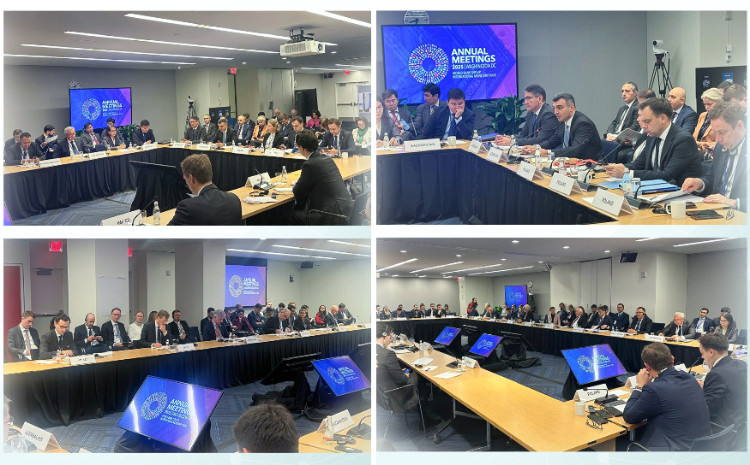 Талех Казимов принял участие в Ежегодной встрече Избирательной группы Всемирного банка и Международного валютного фонда 