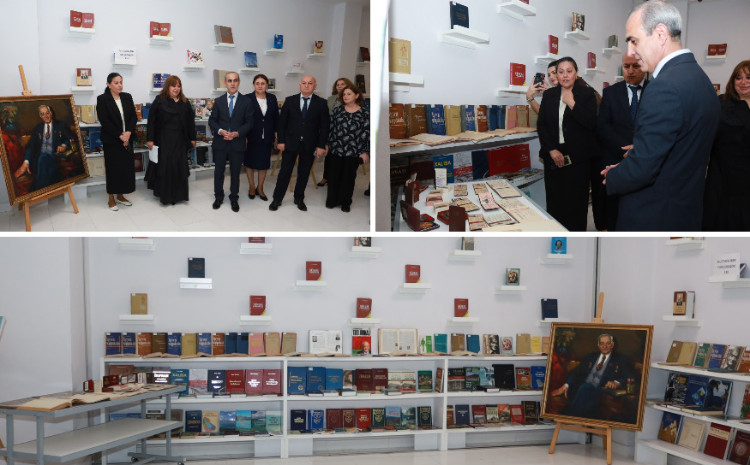 MEK-də akademik Mustafa bəy Topçubaşovun 130 illiyinə həsr olunmuş sərgi 