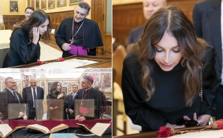 İtaliya mətbuatı Birinci vitse-prezident Mehriban Əliyevanın Vatikana rəsmi səfərini geniş işıqlandırıb 