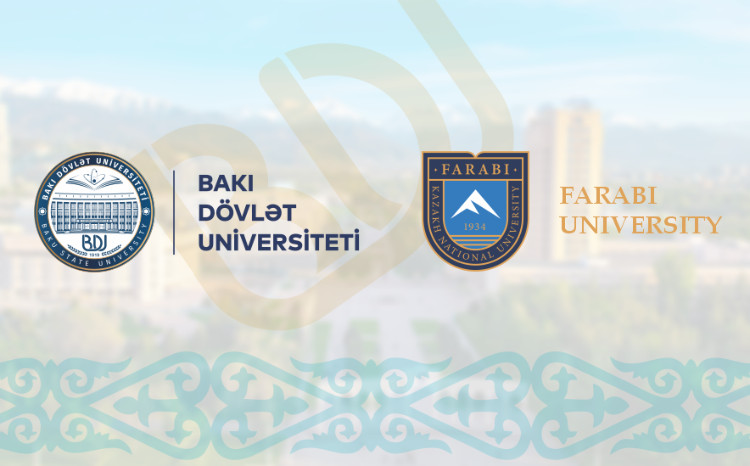 BDU-nun rektoru Əl-Fərabi adına Qazax Milli Universitetinin rektoru ilə görüşüb 